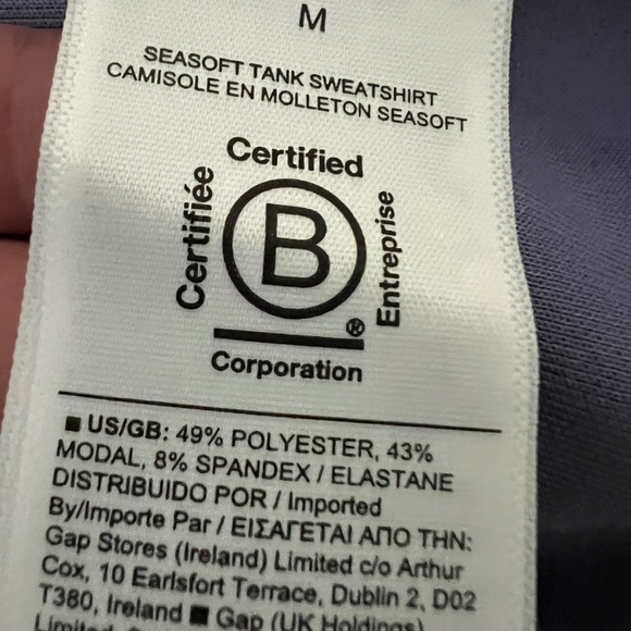 Athleta purple sleeveless shirt, size M, EUC - Picture 4 of 5